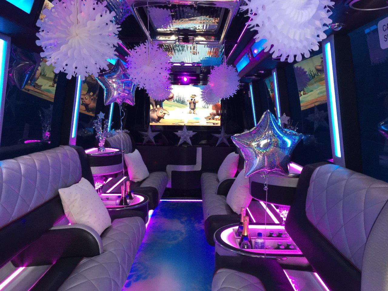 PartyBus For 16 Passengers Star Limousines Star Limousines